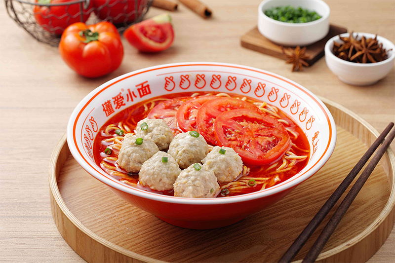 番茄丸子面